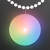 Custom Round Light Clip, Color Change LED with White Beads - In Use 