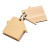 Custom Futuro House Keychain w/Sticky Notes - Open view