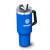 Custom Compeer Handle Travel Mug with Straw 40 oz - Royal Blue - Side View