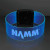 Custom Cosmic Color Change LED Magnetic Clasp Bracelets - Front View 