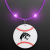 Custom Still-Light Purple Beads With Baseball Medallion