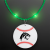 Custom Still-Light Green Beads With Baseball Medallion