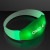 Custom Green LED Steady Illumination Stretch Bracelet - Side View 