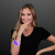 Custom Purple LED Steady Illumination Stretch Bracelet - Lifestyle View 