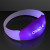 Custom Purple LED Steady Illumination Stretch Bracelet - Side View 