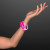 Custom Pink LED Steady Illumination Stretch Bracelet - In Use 