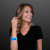 Custom Blue LED Steady Illumination Stretch Bracelet - Lifestyle View 