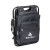 Custom Riverbend Foldable Cooler Backpack & Chair - Black - Close View