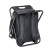 Custom Riverbend Foldable Cooler Backpack & Chair - Black - Back View