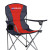 Custom Folding Camp Chairs with Extra Pocket - Red
