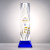 Custom Full Color Award on Base - President/Blue 14"