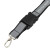 Custom Recycled Polyester Reflective Lanyard - Black 