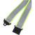 Custom Recycled Polyester Reflective Lanyard - Yellow lock View 