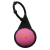 Custom Awareness Round Lip Balm With Lanyard and Full Color Imprint - Front view 