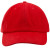 Custom Riverton Flat Bill Snapback Hats - Red Front View