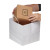 Custom White Kraft Twisted Paper Handle Take Out Bag (10 x 10 x 10) - Blank - White