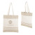 Custom Marlo 10 oz. Recycled Cotton Tote Bag - Natural with Beige
