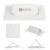 Custom Foldable Laptop Prop Stand - White