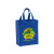 Custom Recycled Cotton Canvas Tote Bag |8x5x10| - Color Evolution - Royal Blue