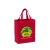 Custom Recycled Cotton Canvas Tote Bag |8x5x10| - Color Evolution - Red