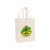 Custom Recycled Cotton Canvas Tote Bag |8x5x10| - Color Evolution - Natural Canvas