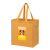 Custom Recycled Cotton Canvas Grocery Bag |12x8x13| - Color-Evolution - Yellow