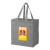 Custom Recycled Cotton Canvas Grocery Bag |12x8x13| - Color-Evolution - Heather