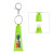 Custom Squeeze Tube Lip Moisturizer With Key Ring - Lime green