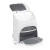 Custom PTX 2.0 Tarana Recycled Backpack Cooler - Halo Gray Open View 