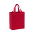 Custom Recycled Cotton Canvas Tote Bag |8x5x10| - Blank - Red