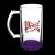 Custom 16 oz Color Bottom Beer Stein - Purple