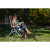Custom Outdoor Rocking Camp Chair - Black Lifestyle View 