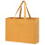 Custom Recycled Cotton Canvas Tote Bag |16x6x12| - Blank - Yellow