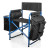 Custom Fusion Camping Chair - Dark Gray With Blue