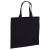 Recycled Cotton Canvas Tote Bag |15x15| - Blank - Black