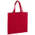 Recycled Cotton Canvas Tote Bag |15x15| - Blank - Red
