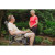 Custom Outdoor Rocking Camp Chair - Gunmetal Gray Lifestyle View 