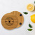 Custom Bamboo Coasters: Single Round