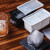 Custom Dual Silicone 2" Ice Cube Mold Tray - Black/White - Lifestyle View