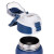 Custom 28 oz. PopSip Vacuum Insulated Water Bottle with Sipper Lid - Navy Blue - Open Cap View