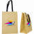 Custom Kraft Insulated Hook & Loop Grocery Tote Bag - Brown