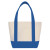 Custom 14 oz. Mini TJ Canvas Tote Bag - Royal Blue