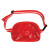 Custom Soft TPU Crossbody Clear Stadium Sling Fanny Waist Pack - Red