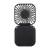 Custom Handheld Rechargeable Folding Mini USB Fan with Lanyard - Black