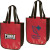 Custom Laminated Fashion Tote Bag - Red