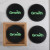 Custom Benson Bonded Leather 4 Pc. Coaster Set In Box