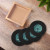 Custom 4 Piece Record Coaster Set In Box
