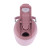 Custom 24 oz. PopSip Vacuum Insulated Water Bottle with 2-in-1 Sipper Straw Lid - Pink Open View 