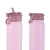 Custom 24 oz. PopSip Vacuum Insulated Water Bottle with 2-in-1 Sipper Straw Lid - Pink Front View 