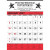 Custom Commercial Contractor Calendar: Red & Black 2027